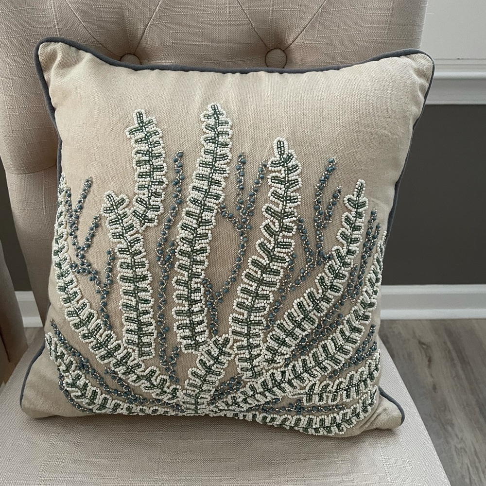 Used decorative pillow